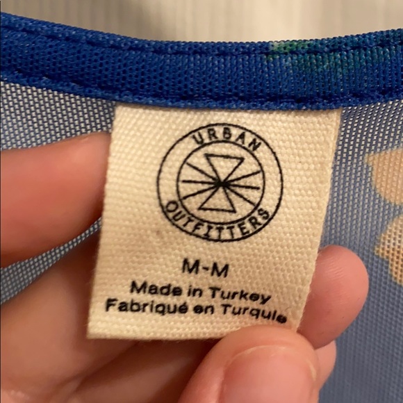 Urban Outfitters Size M see through cinched top - Picture 5 of 7